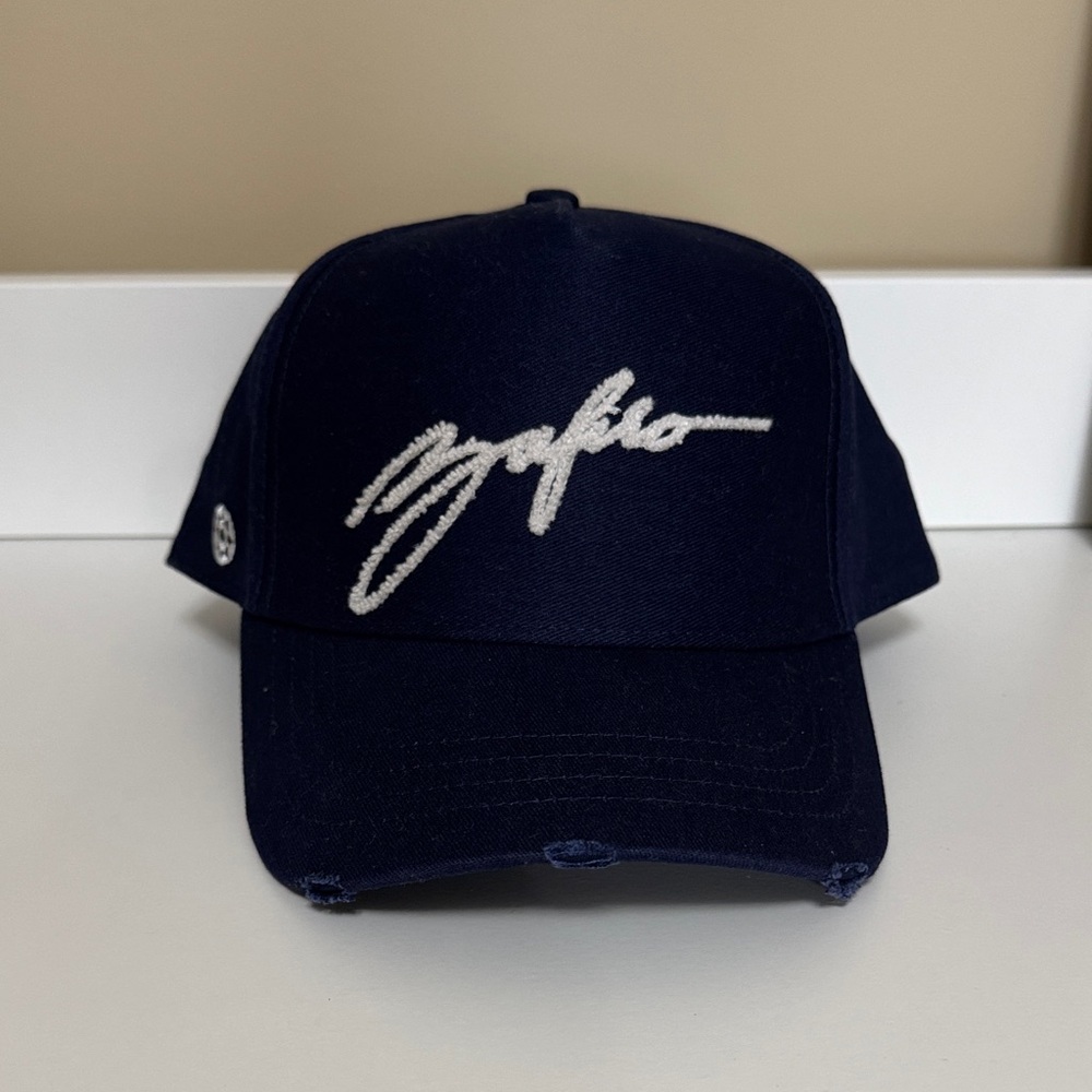 Zafiro Signature Hat with Embroidery- Navy Blue